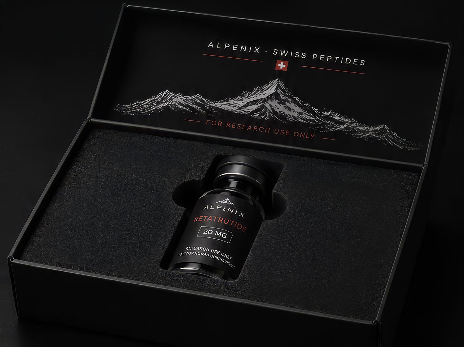 ALPENIX research peptide box